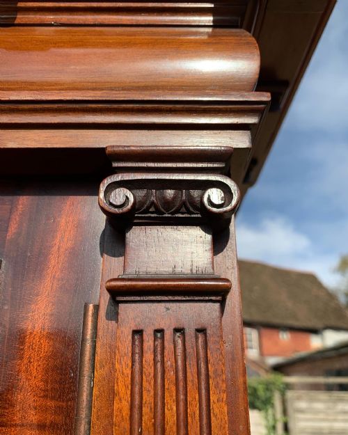 SUPERIOR QUALITY VICTORIAN MAHOGANY BOOKCASE - ADDITIONAL PHOTO 3