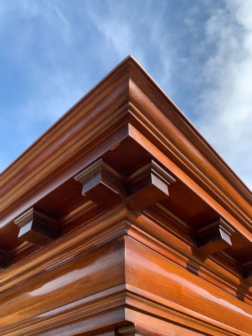 SUPERIOR QUALITY VICTORIAN MAHOGANY BOOKCASE - ADDITIONAL PHOTO 5