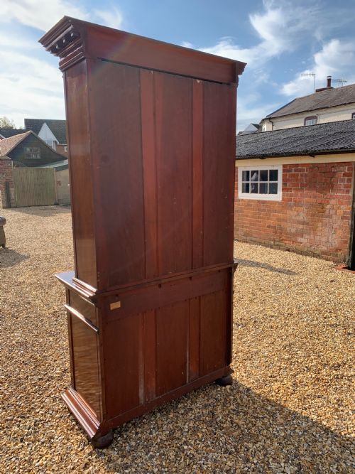 SUPERIOR QUALITY VICTORIAN MAHOGANY BOOKCASE - ADDITIONAL PHOTO 11