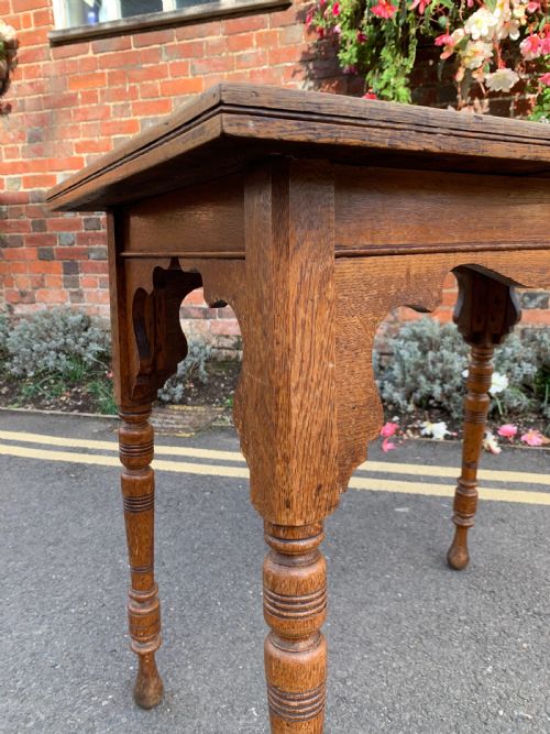 EDWARDIAN TILE TOP TABLE - ADDITIONAL PHOTO 3
