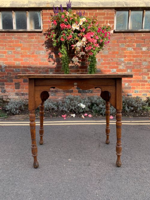EDWARDIAN TILE TOP TABLE - ADDITIONAL PHOTO 4