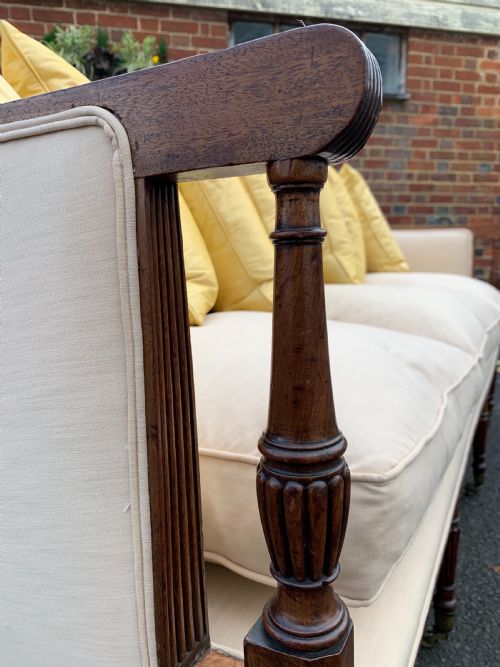 GEORGIAN MAHOGANY SOFA - ADDITIONAL PHOTO 2