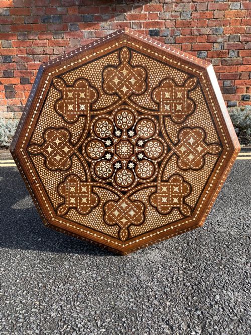 NINETEENTH CENTURY INLAID TABLE - ADDITIONAL PHOTO 1