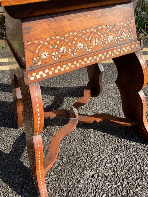 PAIR OF SYRIAN INLAID CHAIRS - ADDITIONAL PHOTO 4