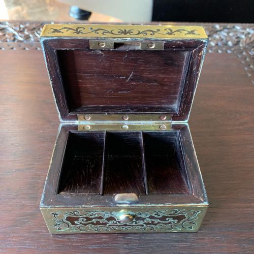 ASPREY BOULLE STAMP BOX - ADDITIONAL PHOTO 4