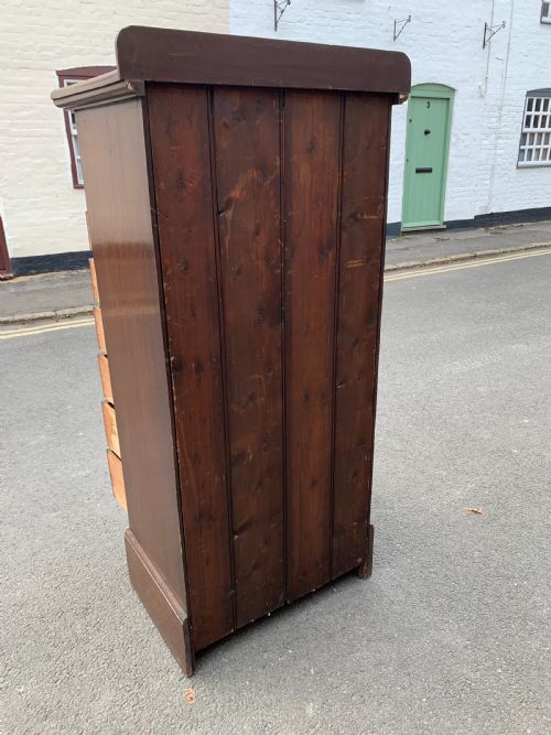 EDWARDIAN BANK OF DRAWERS - ADDITIONAL PHOTO 5