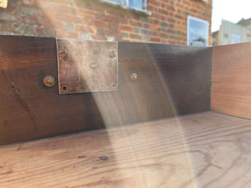 GEORGIAN ELM CHEST OF DRAWERS - ADDITIONAL PHOTO 2