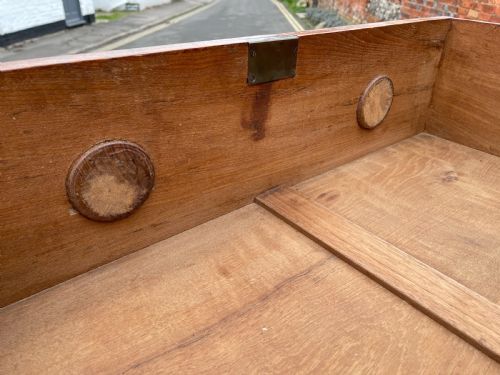 TEAK MILITARY CAMPAIGN CHEST - ADDITIONAL PHOTO 7