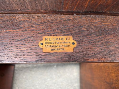 PAIR OF ARTS AND CRAFTS INFLUENCED TILE TOPPED TABLES - ADDITIONAL PHOTO 4
