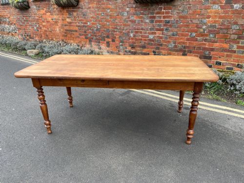 french cherrywood table - CATEGORY: ANTIQUE TABLES - DATED 1900
