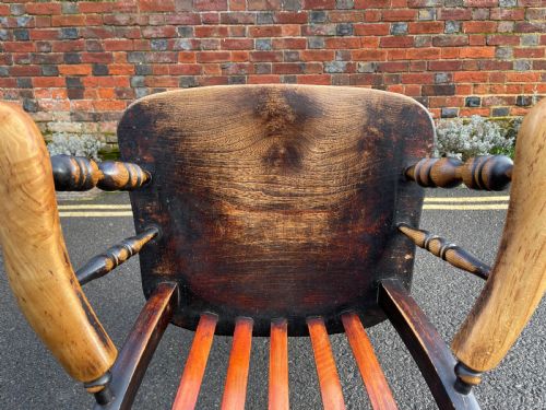 VICTORIAN SLATBACK ARMCHAIR - ADDITIONAL PHOTO 2