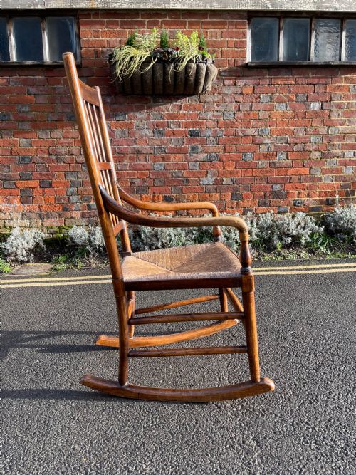 NINETEENTH CENTURY ROCKING CHAIR - ADDITIONAL PHOTO 2