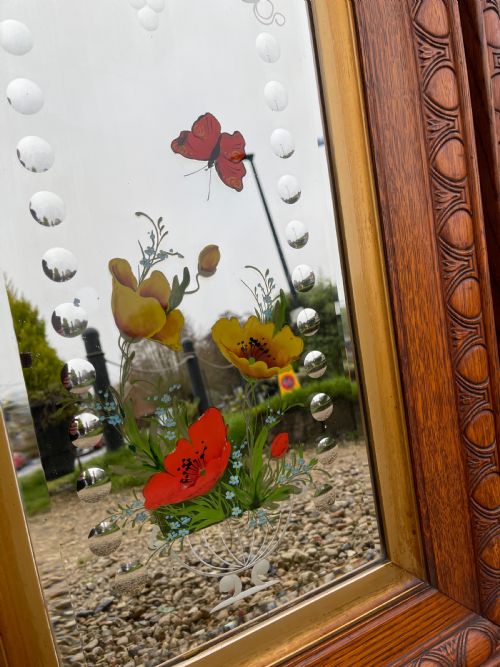 PAIR OF VICTORIAN GYPSY MIRRORS - ADDITIONAL PHOTO 2
