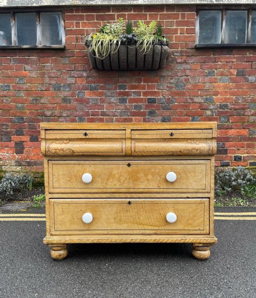 VICTORIAN PAINTED PINE CHEST - ADDITIONAL PHOTO 1