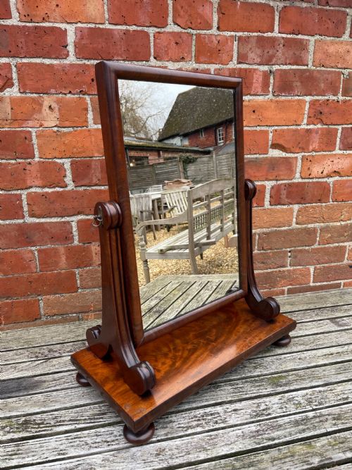 nineteenth century dressing mirror - CATEGORY: ANTIQUE MIRRORS - DATED 19TH CENTURY