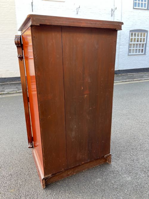 VICTORIAN MAHOGANY WELLINGTON CHEST - ADDITIONAL PHOTO 5