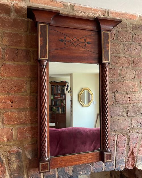 regency period pier mirror - CATEGORY: ANTIQUE MIRRORS - DATED REGENCY