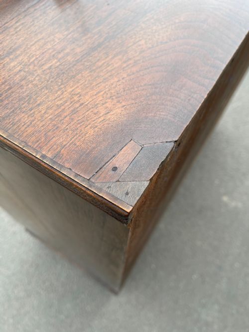 NINETEENTH CENTURY ANGLO INDIAN TEAK CAMPAIGN CHEST - ADDITIONAL PHOTO 6