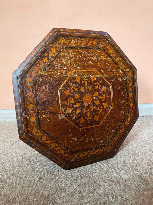 SMALL INLAID HOSHIARPUR TABLE - ADDITIONAL PHOTO 1