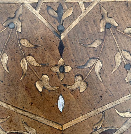 MIDDLE EASTERN INLAID FOLDING TABLE - ADDITIONAL PHOTO 1