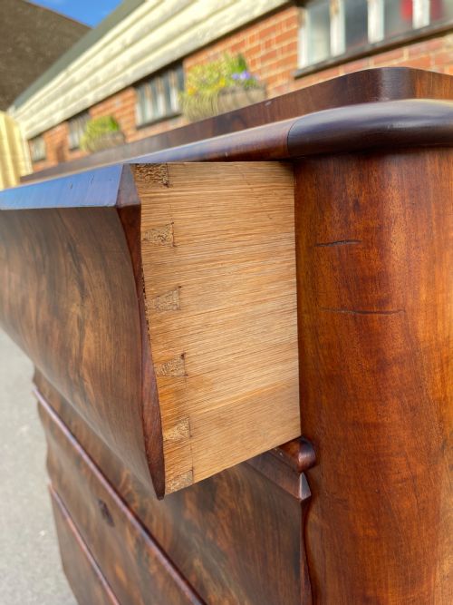 CONTINENTAL MAHOGANY CHEST - ADDITIONAL PHOTO 5