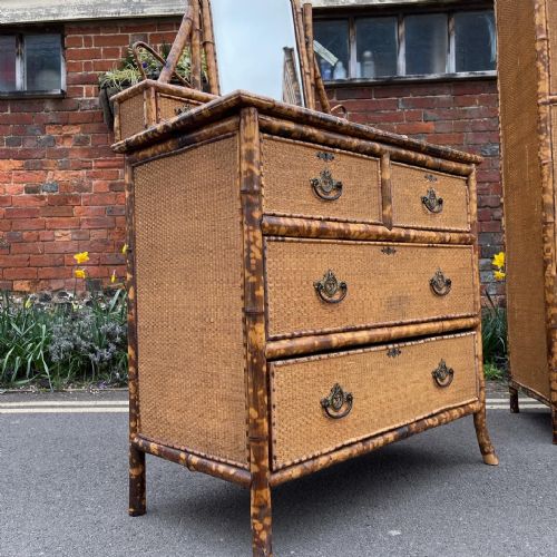 VICTORIAN BAMBOO BEDROOM PAIR - ADDITIONAL PHOTO 1