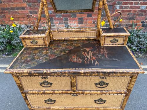 VICTORIAN BAMBOO BEDROOM PAIR - ADDITIONAL PHOTO 9