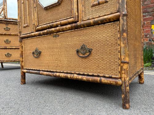 VICTORIAN BAMBOO BEDROOM PAIR - ADDITIONAL PHOTO 10