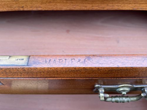 VICTORIAN WALNUT WELLINGTON CHEST - ADDITIONAL PHOTO 4