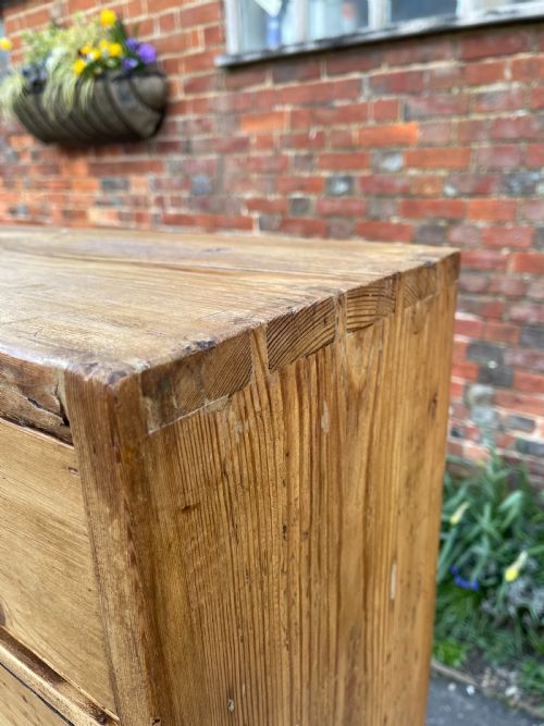 LARGE VICTORIAN BANK OF DRAWERS - ADDITIONAL PHOTO 7
