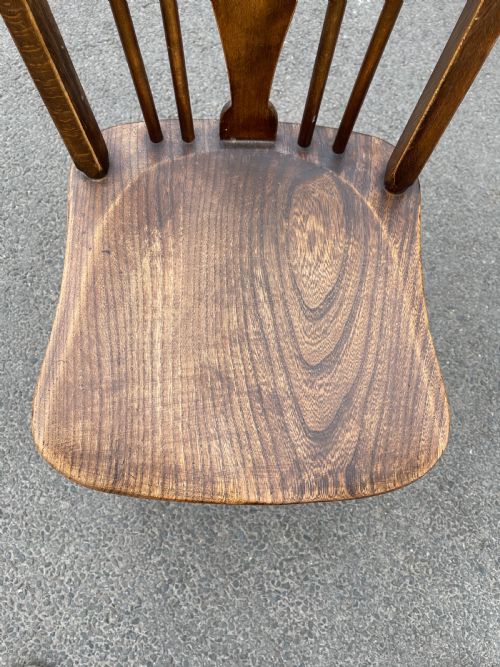SET OF SIX WHEELBACK CHAIRS - ADDITIONAL PHOTO 1