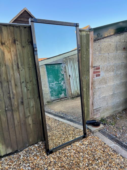 victorian aesthetic ebonised mirror - CATEGORY: ANTIQUE MIRRORS - DATED 1880