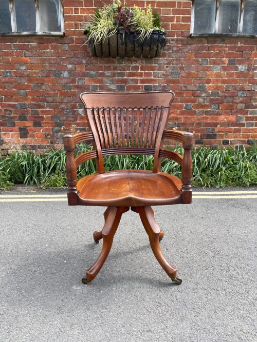 nineteenth century godwin desk chair - CATEGORY: ANTIQUE CHAIRS - DATED 1880