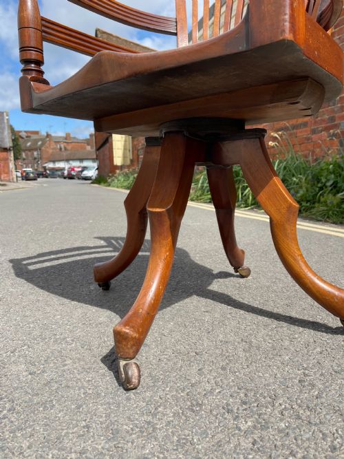 NINETEENTH CENTURY GODWIN DESK CHAIR - ADDITIONAL PHOTO 4