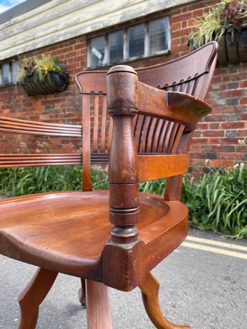 NINETEENTH CENTURY GODWIN DESK CHAIR - ADDITIONAL PHOTO 5