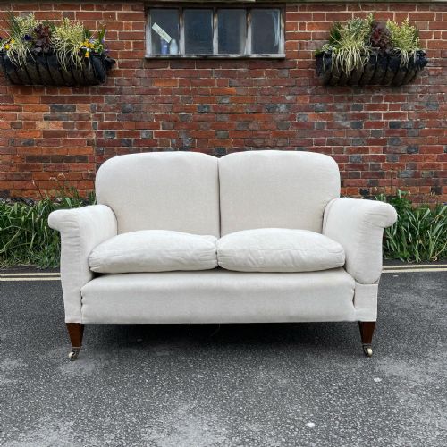 small drop arm sofa - CATEGORY: ANTIQUE SOFAS - DATED 1900