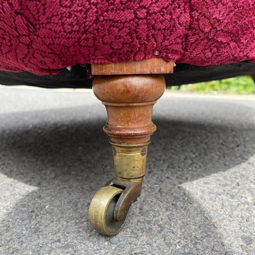 SMALL HOWARD AND SONS ARMCHAIR - ADDITIONAL PHOTO 1