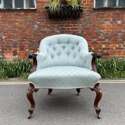 mid nineteenth century rosewood armchair - CATEGORY: ANTIQUE CHAIRS - DATED 1850