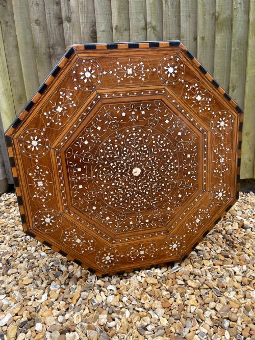 INLAID HOSHIARPUR TABLE - ADDITIONAL PHOTO 1