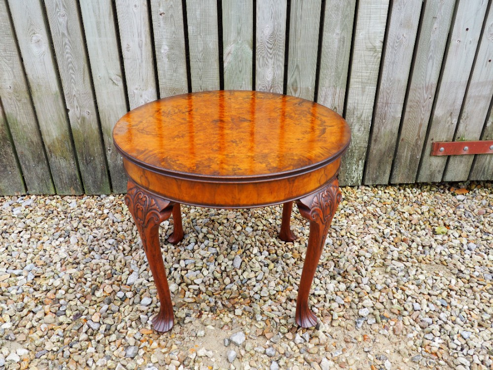 Burr Walnut low table