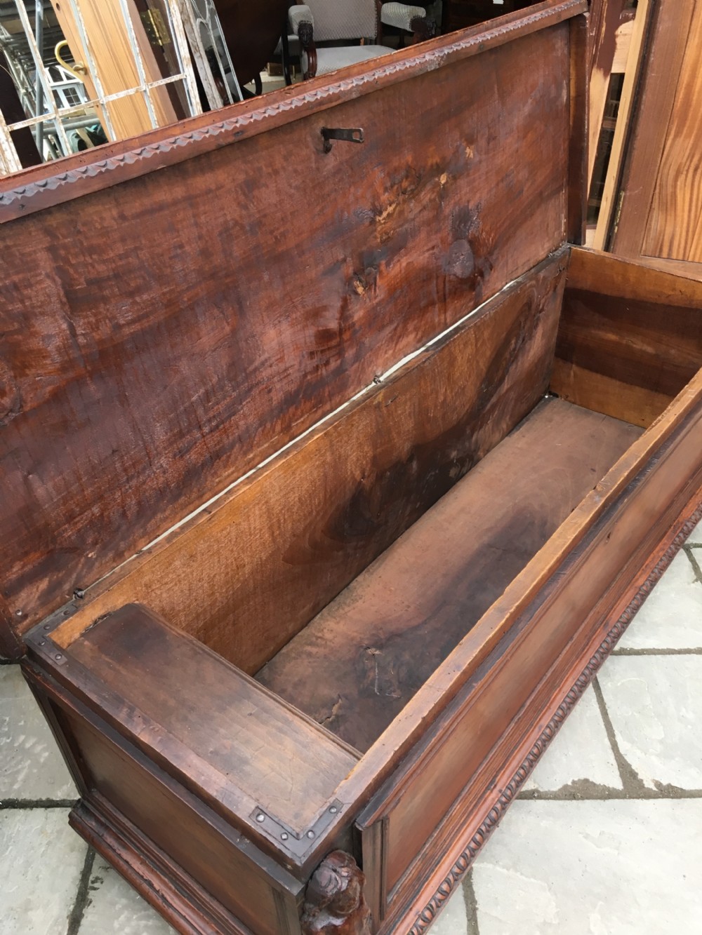 Italian Walnut Cassone View III