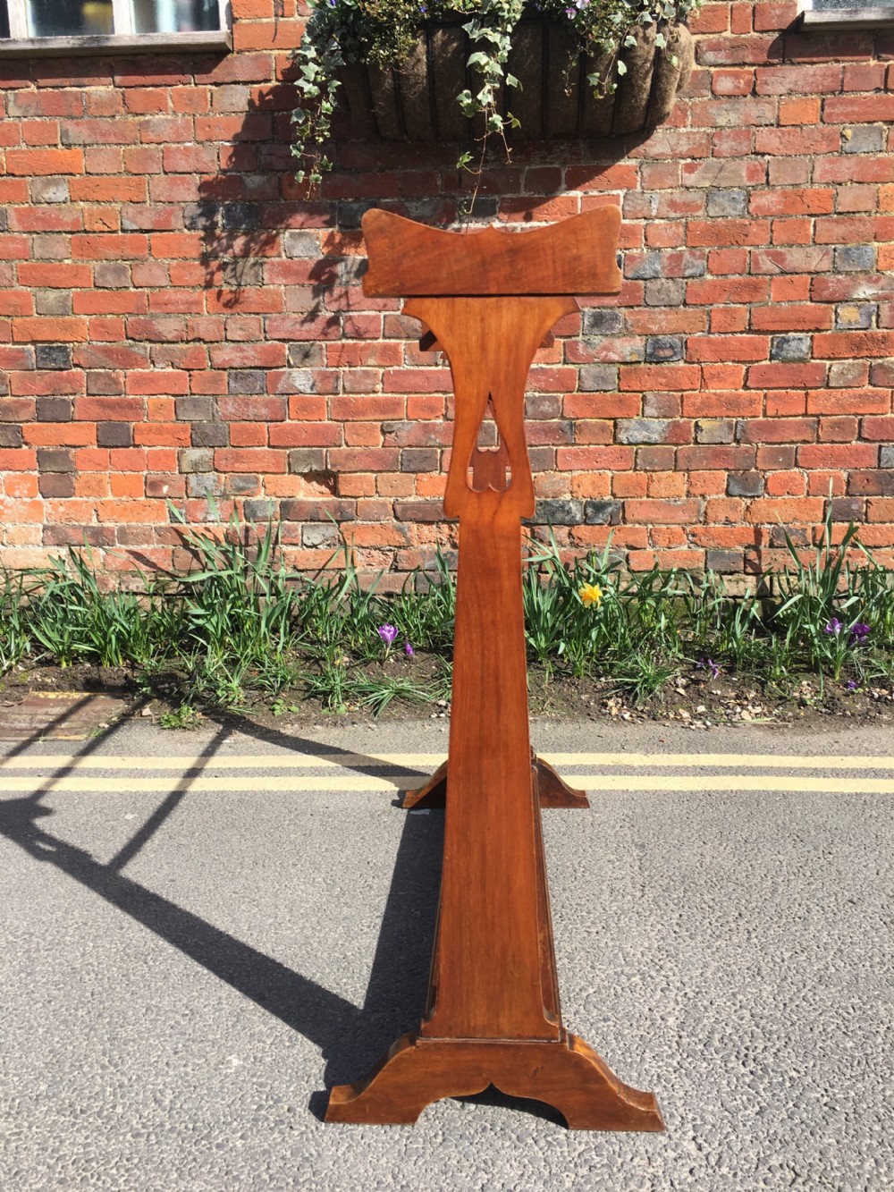 Large Victorian Mahogany towel rail View III