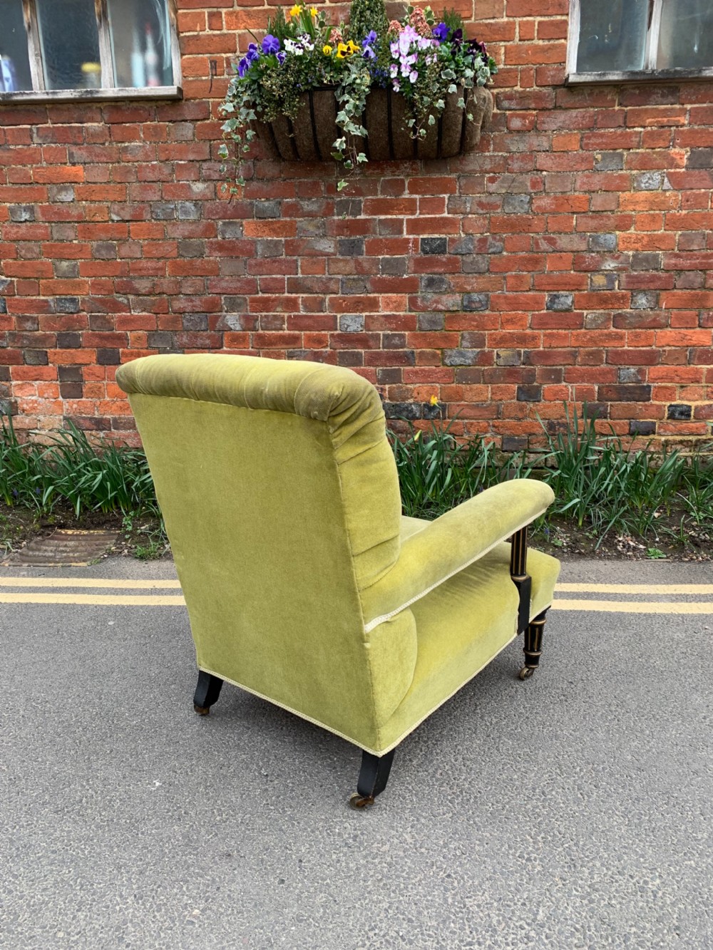 Victorian open armchair  View III