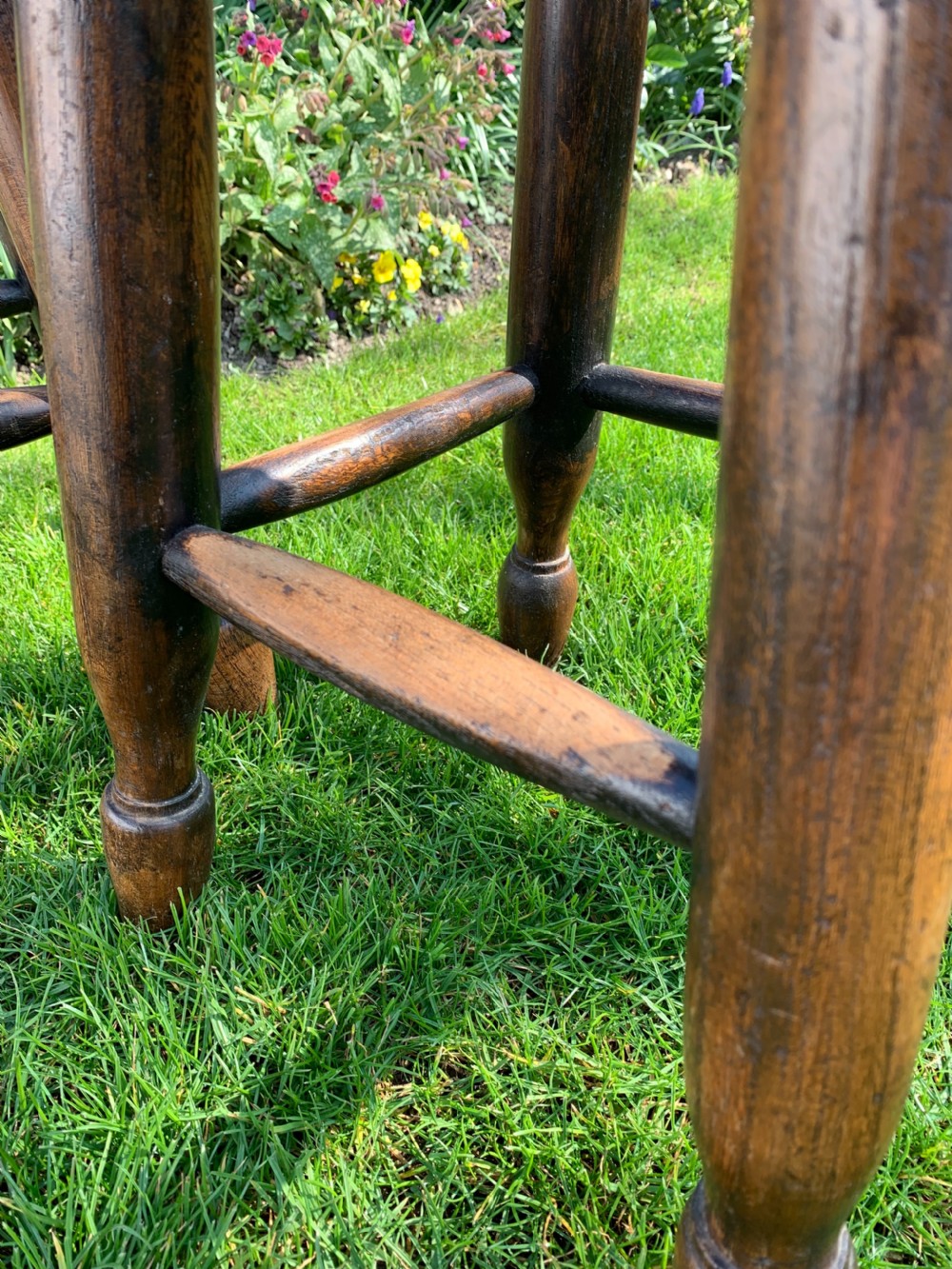 Pair of Elm stools View III