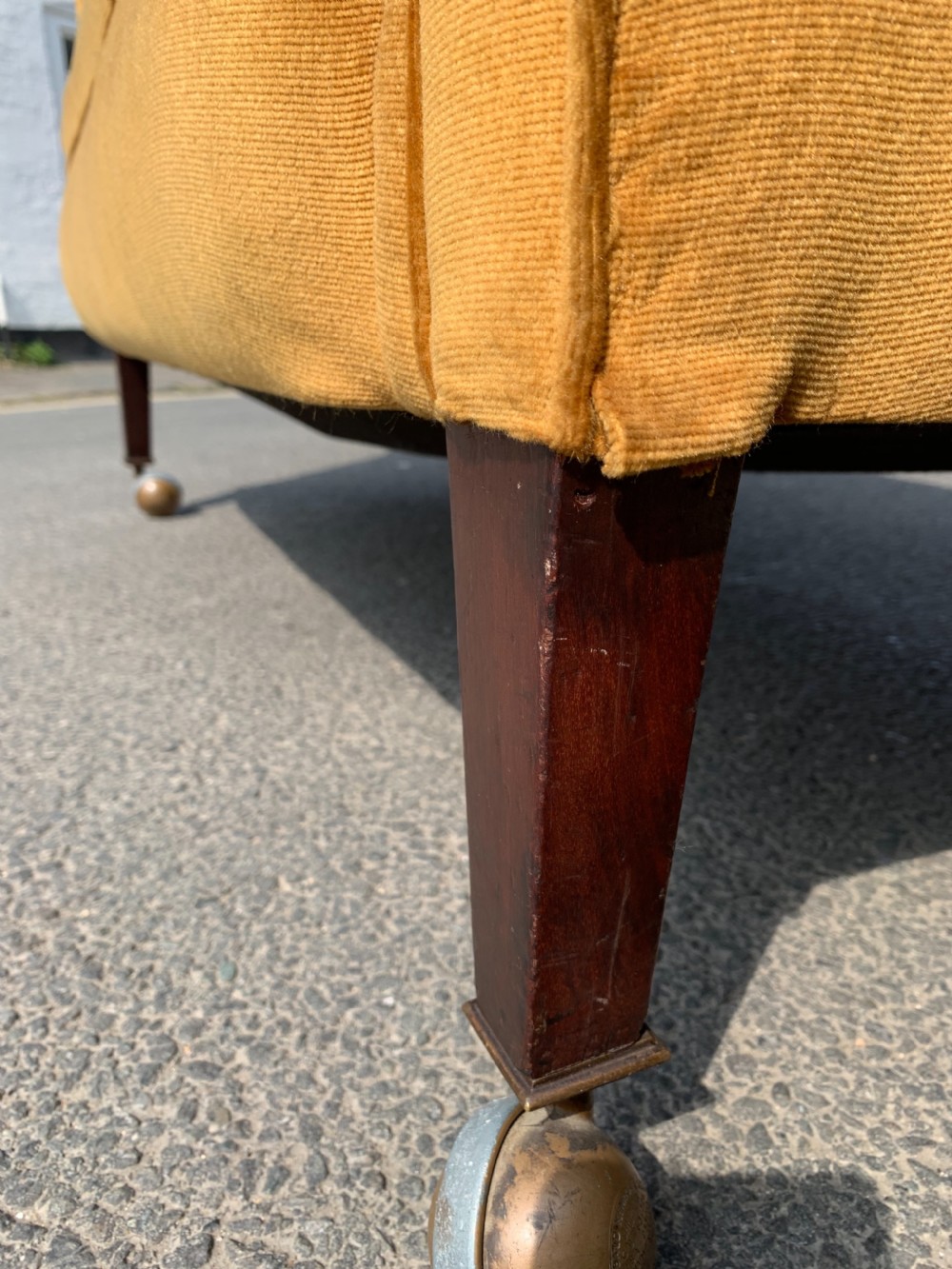 Late Victorian high back Chesterfield  View III
