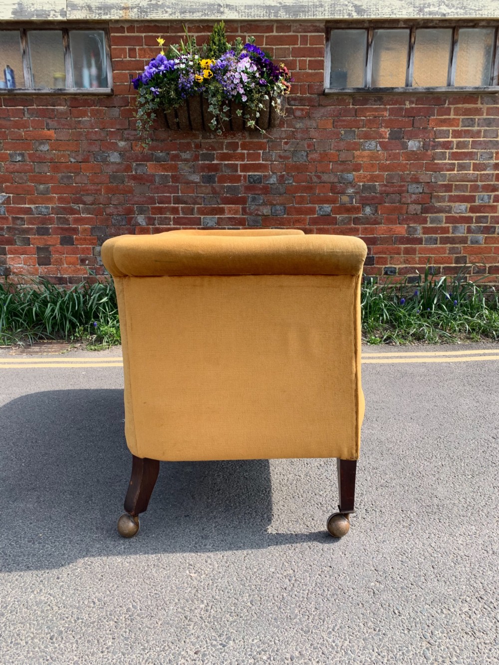 Late Victorian high back Chesterfield  View IV