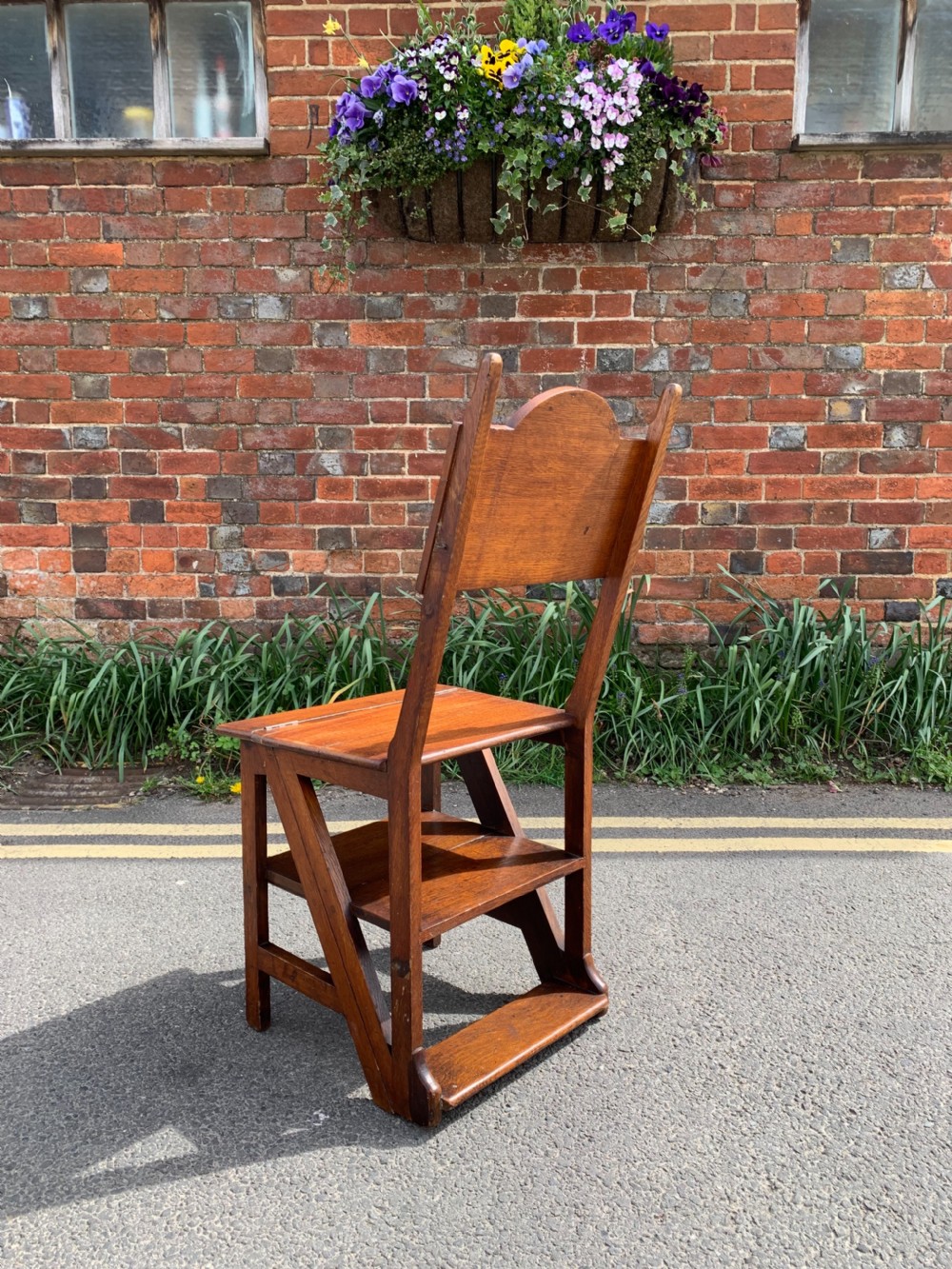 Victorian Oak Metamorphic chair  View III