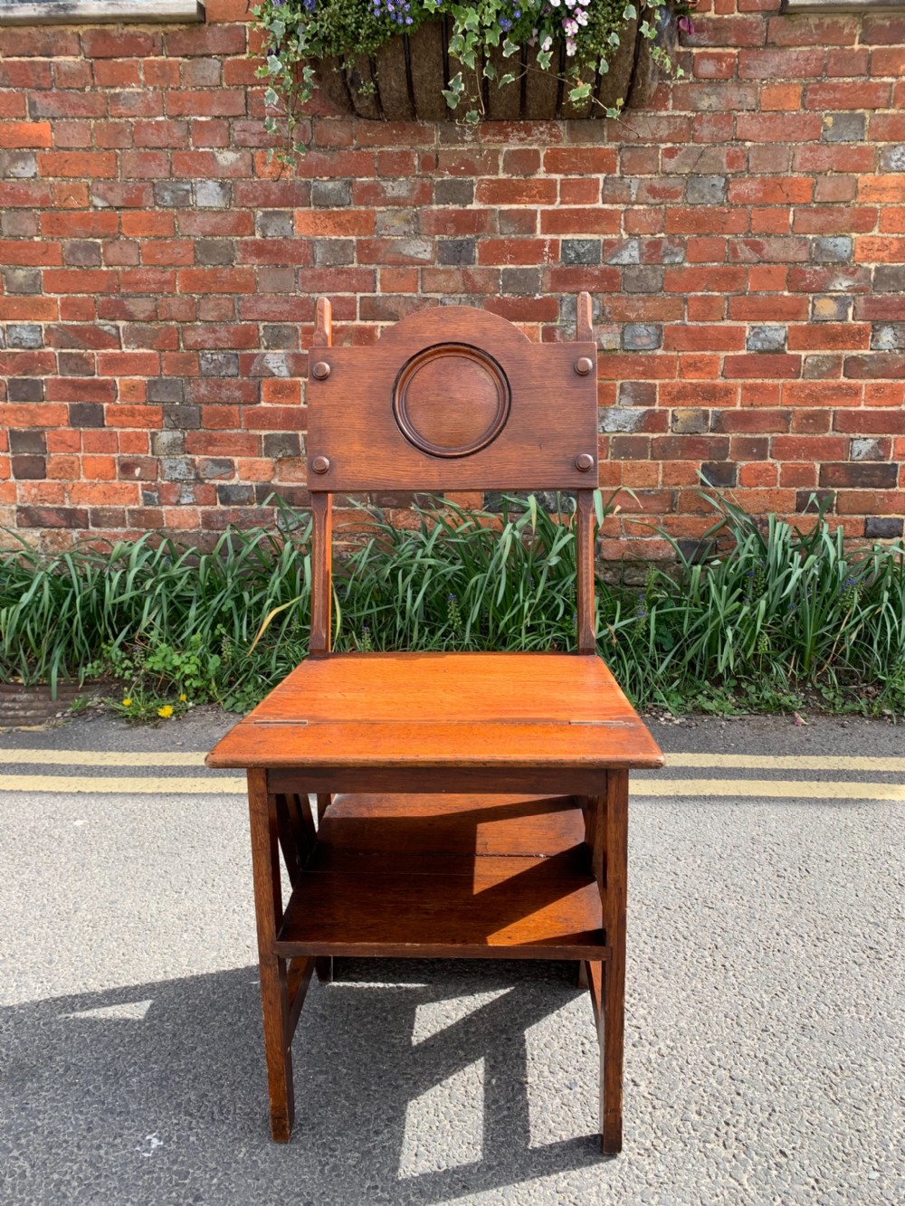 Victorian Oak Metamorphic chair  View IV