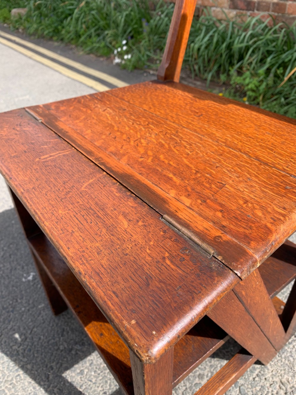 Victorian Oak Metamorphic chair  View VI