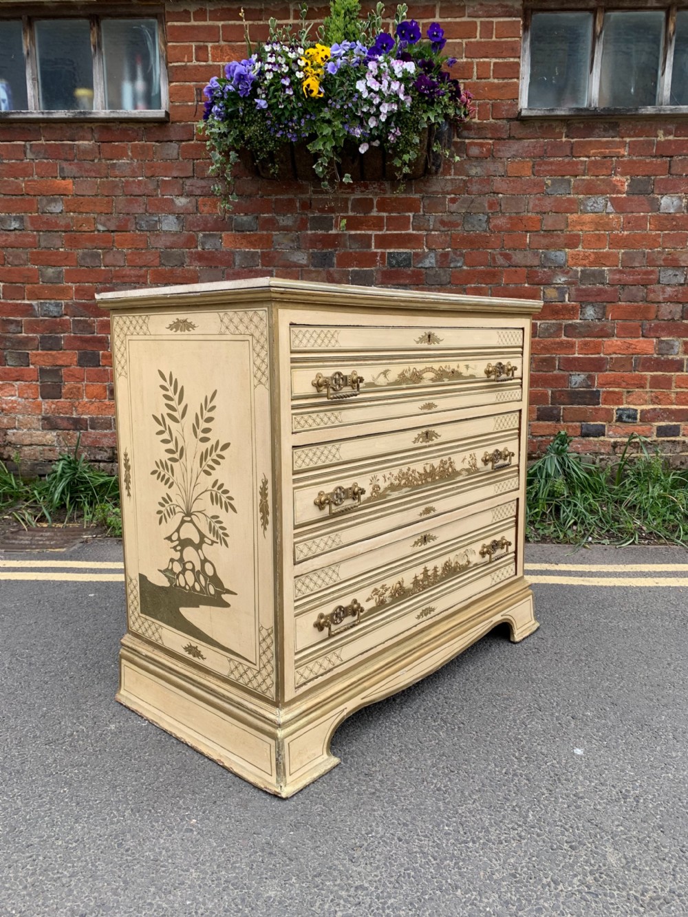 Decorative Chinoiserie chest View VI
